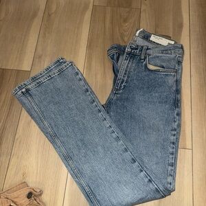 rag & bone Light Blue Straight Leg Jeans